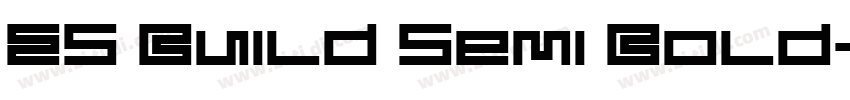 ES Build Semi Bold字体转换